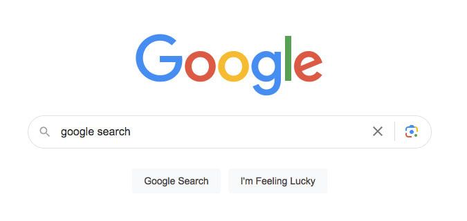 google search bar